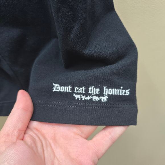 Don't Eat the Homies Women's Essential Short Bodysuit Black Size Medium - Picture 2 of 4